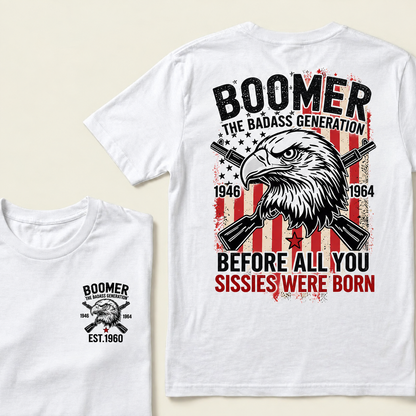 BOOMER The Badass Generation | Eagle, Rifle, and Truth Cool T-shirt